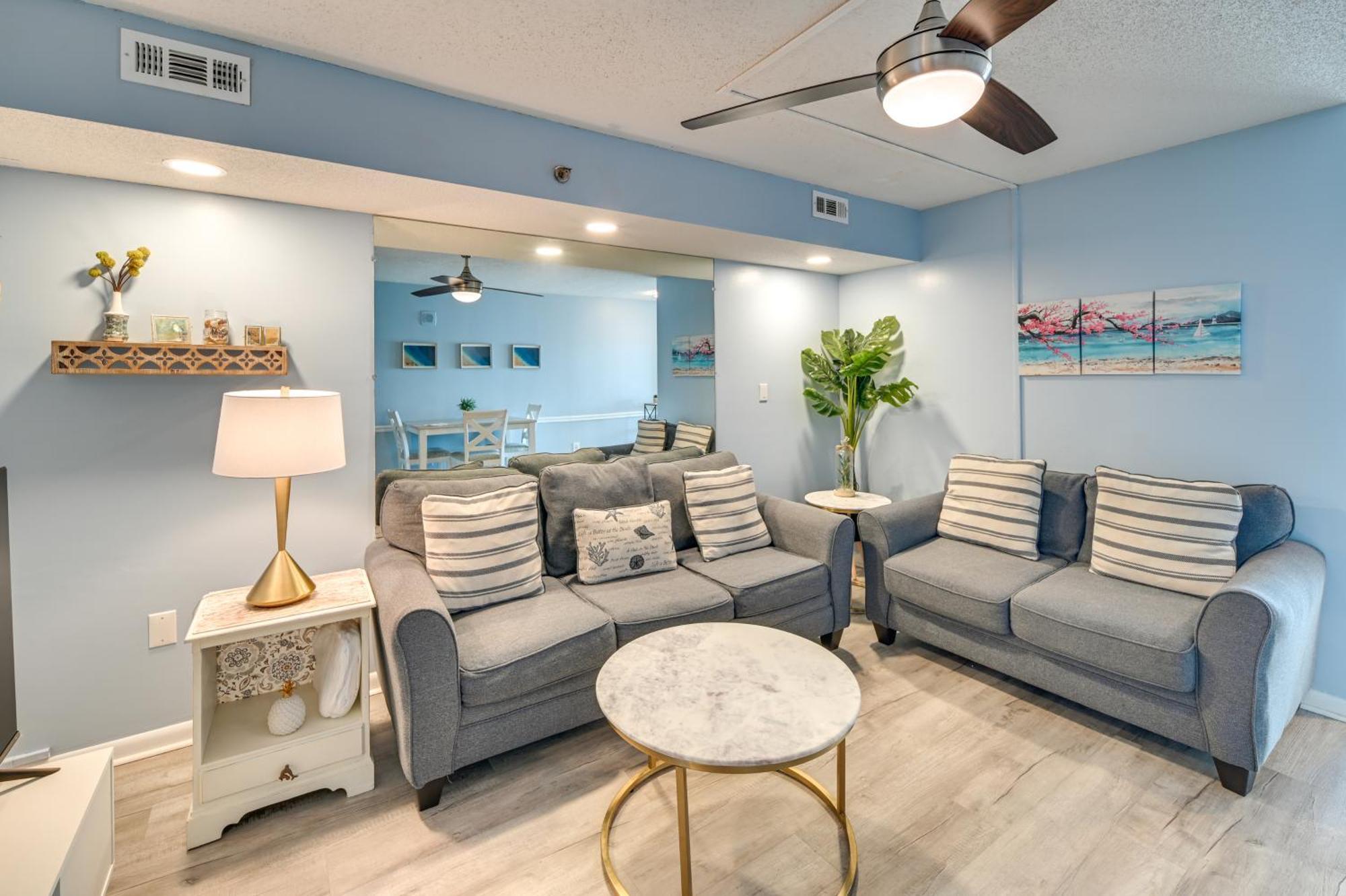 Cozy Coastal Condo With Airy Oceanfront Balcony Myrtle Beach Esterno foto