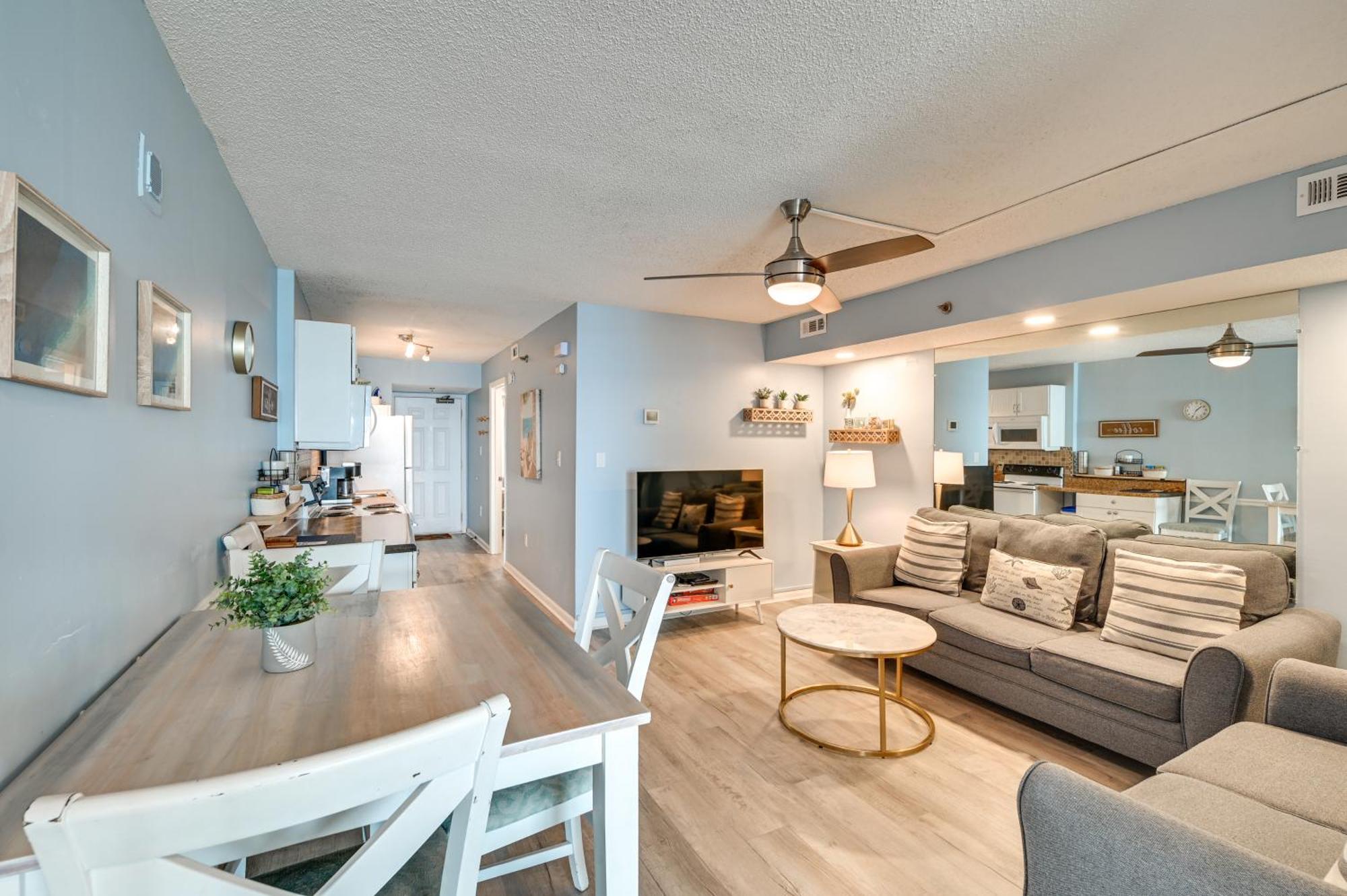 Cozy Coastal Condo With Airy Oceanfront Balcony Myrtle Beach Esterno foto