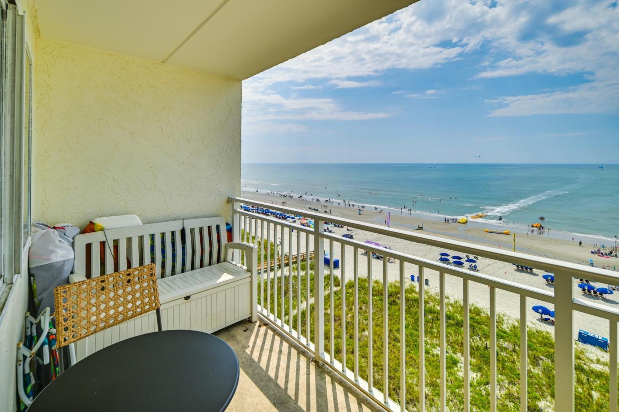 Cozy Coastal Condo With Airy Oceanfront Balcony Myrtle Beach Esterno foto